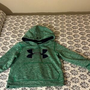 Under Armour Kids Heathered Green Hoodie